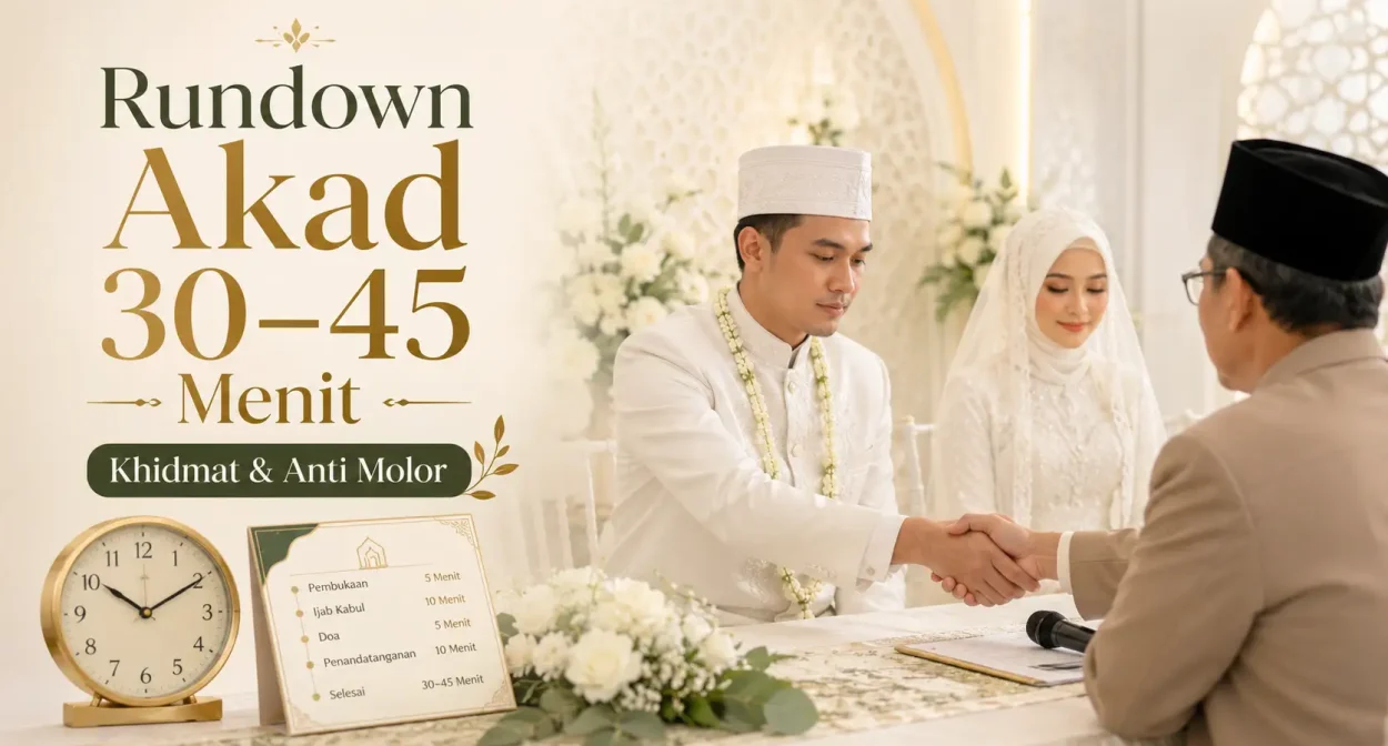 susunan acara akad nikah islami