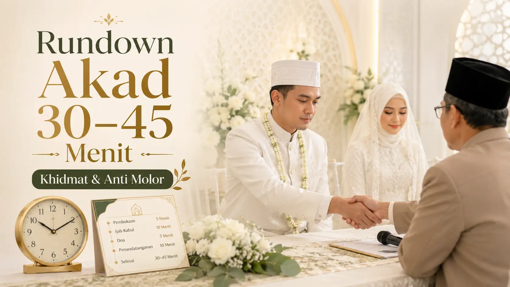 susunan acara akad nikah islami