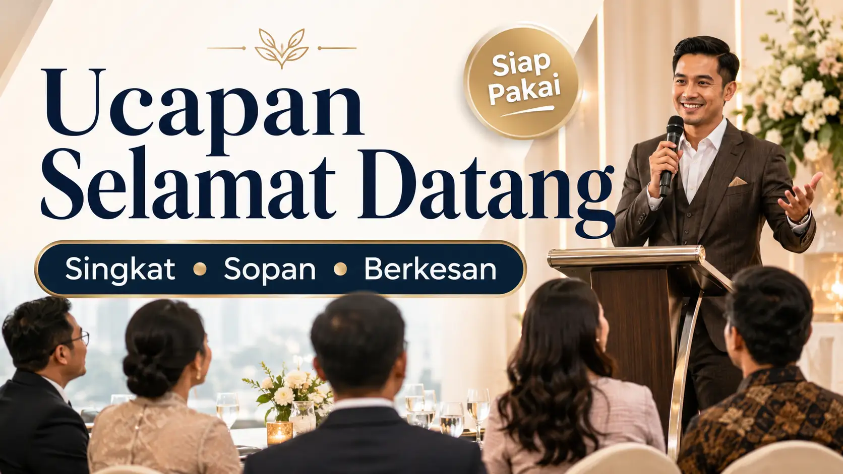 contoh ucapan selamat datang para tamu undangan