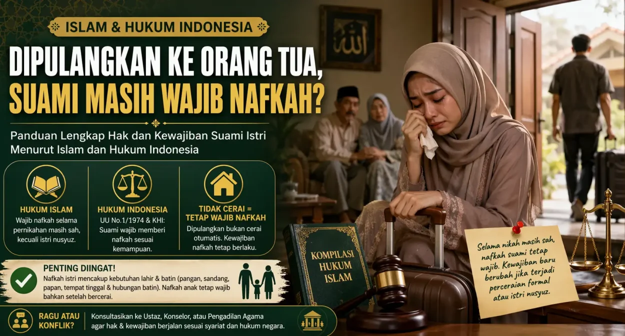 hukum suami mengembalikan istri ke orang tuanya