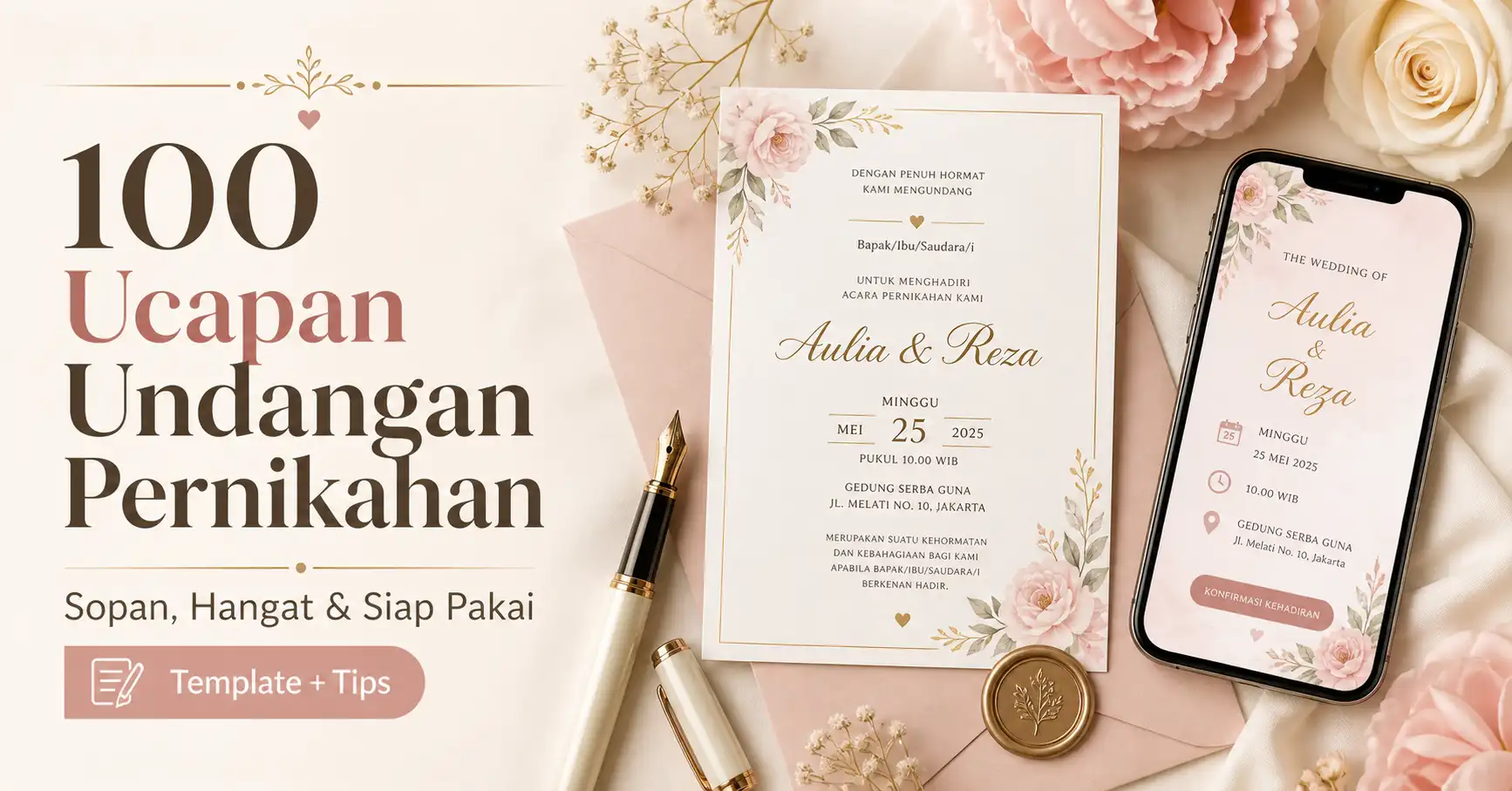 ucapan untuk undangan pernikahan
